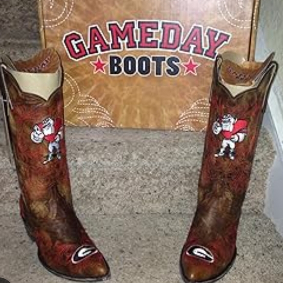 NWT Women's Georgia State Bulldogs Gameday Cowboy Boots - Picture 5 of 7